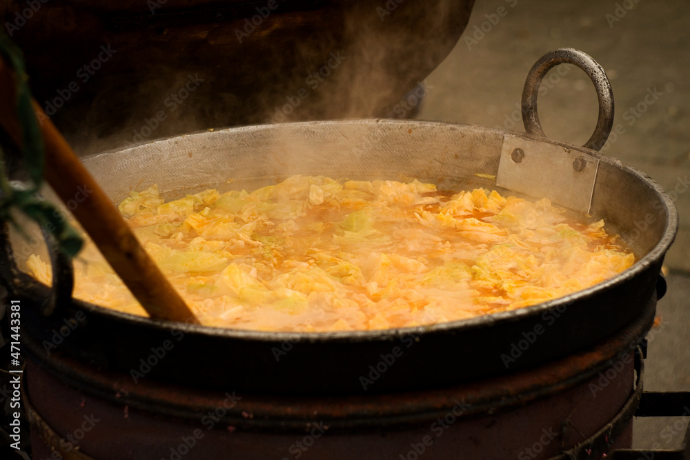 Svadbarski kupus or wedding cabbage is a traditional Serbian dish of