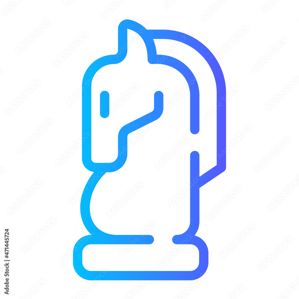 chess gradient icon chess gradient icon