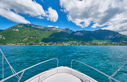 View at Annecy lake  France