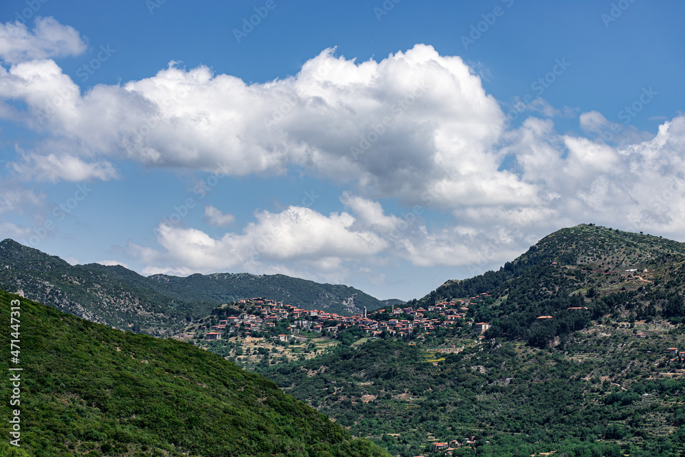 Dimitsana village in Arcadia Greece