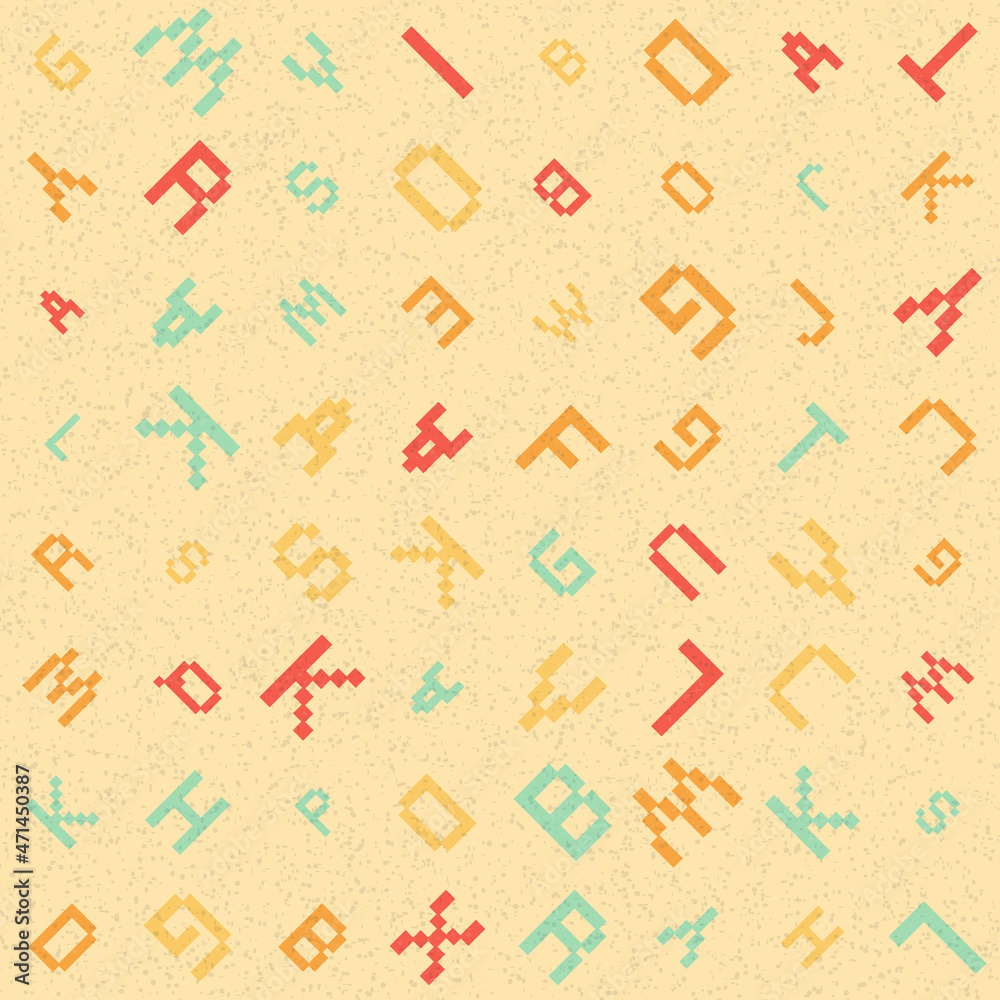 Abstract Geometric Pattern generative computational art illustration Abstract Geometric Pattern generative computational art illustration