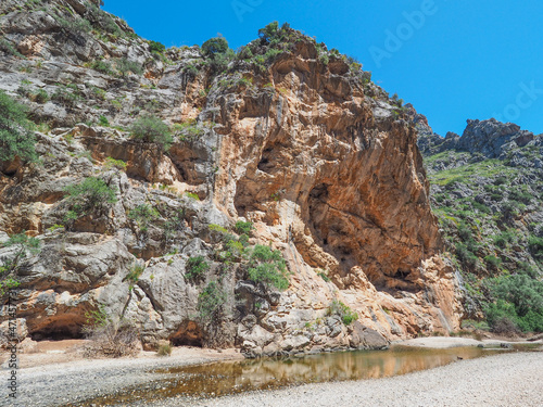Billede på lærred Schlucht Torrent de Pareis - Mallorca