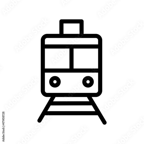 Monorial Line Vector Icon Design