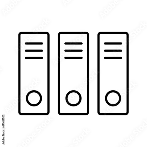 binders vector icon