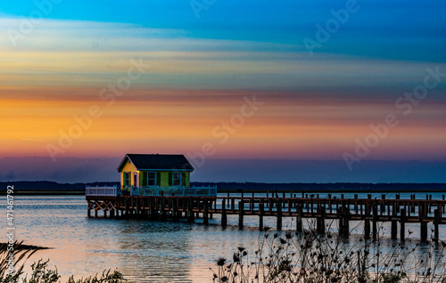 Sunset Over Chincoteague Bay in Virginia © Stephen