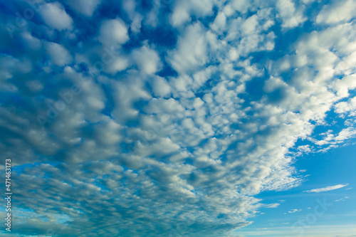 clouds and blue skyBlue sky with cloudsummer skynature background photo