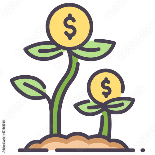 money growth icon