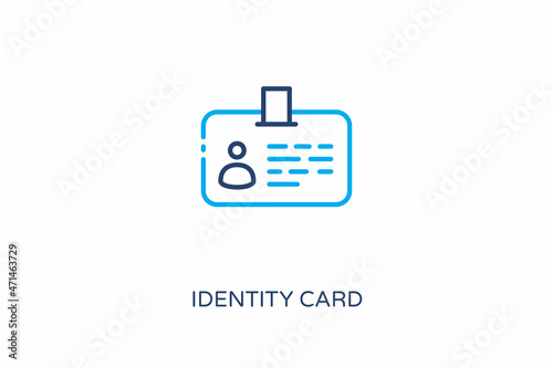 IDENTITY CARD icon in vector. Logotype