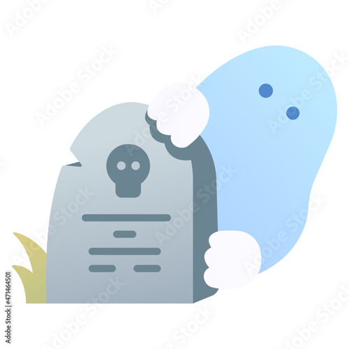 grave and ghost icon