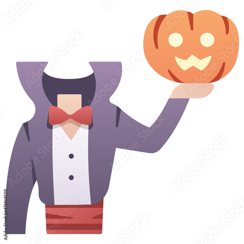 headless ghost icon