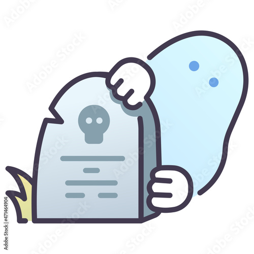 grave and ghost icon