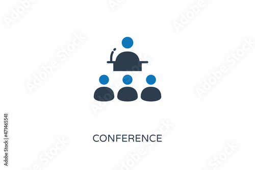 Conference icon in vector. Logotype