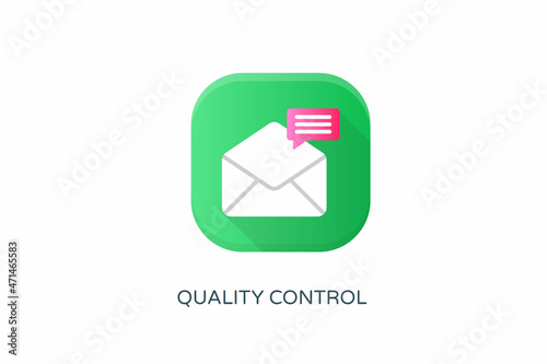 Mail icon in vector. Logotype