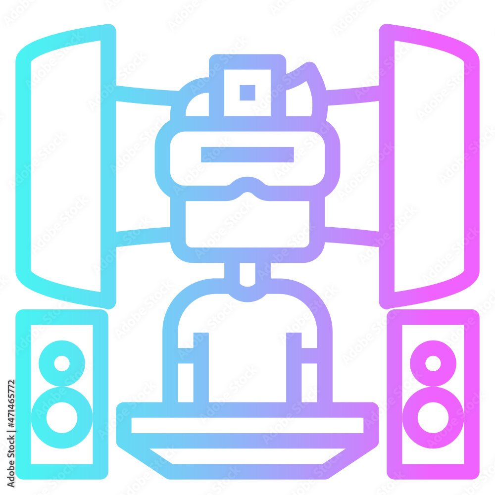 Obraz premium device line icon