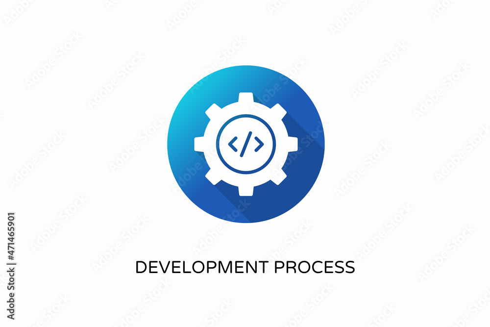 Obraz premium Development Process icon in vector. Logotype