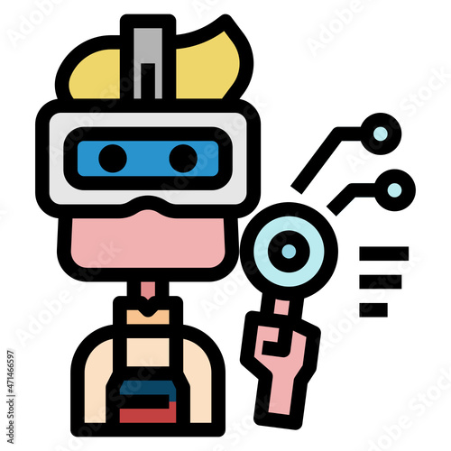 analyst line icon