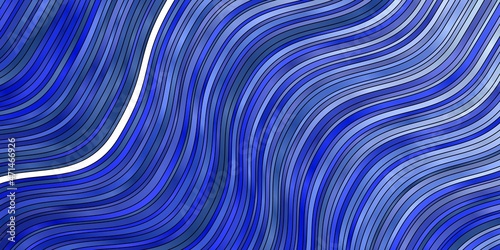 Dark BLUE vector background with wry lines.