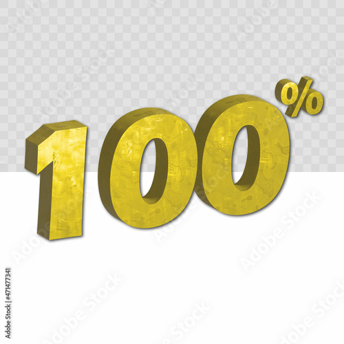 100 percent discount vector 3d texture