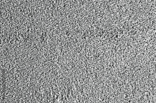 Grunge texture of a rough concrete surface with fine grains of sand, grains, random dots, particles. Abstract urban background. Vector illustration. Overlay template.