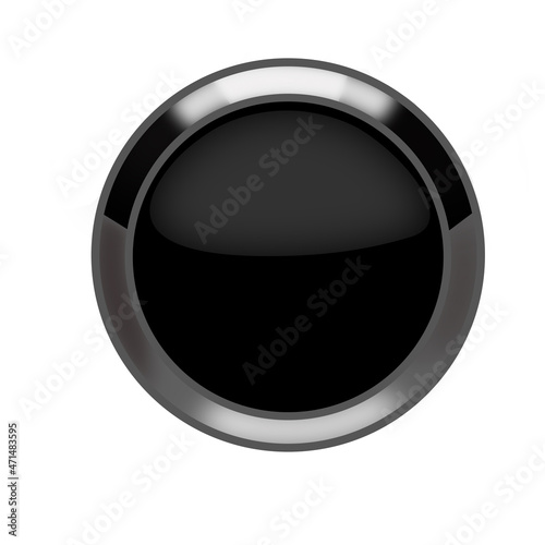 Free Download Black web button. Isolated on white background - GFXLoad