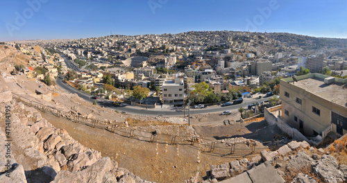 Panorama stolicy Jordanii - Ammanu
