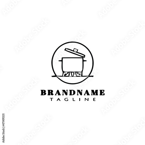 Free Download cooking logo cartoon icon design template black vector illustration - GFXLoad