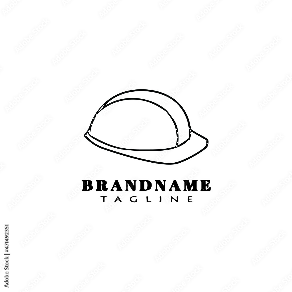 industrial helmet logo template icon design vector industrial helmet logo template icon design vector