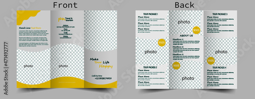 Trifold Travel Brochure Template