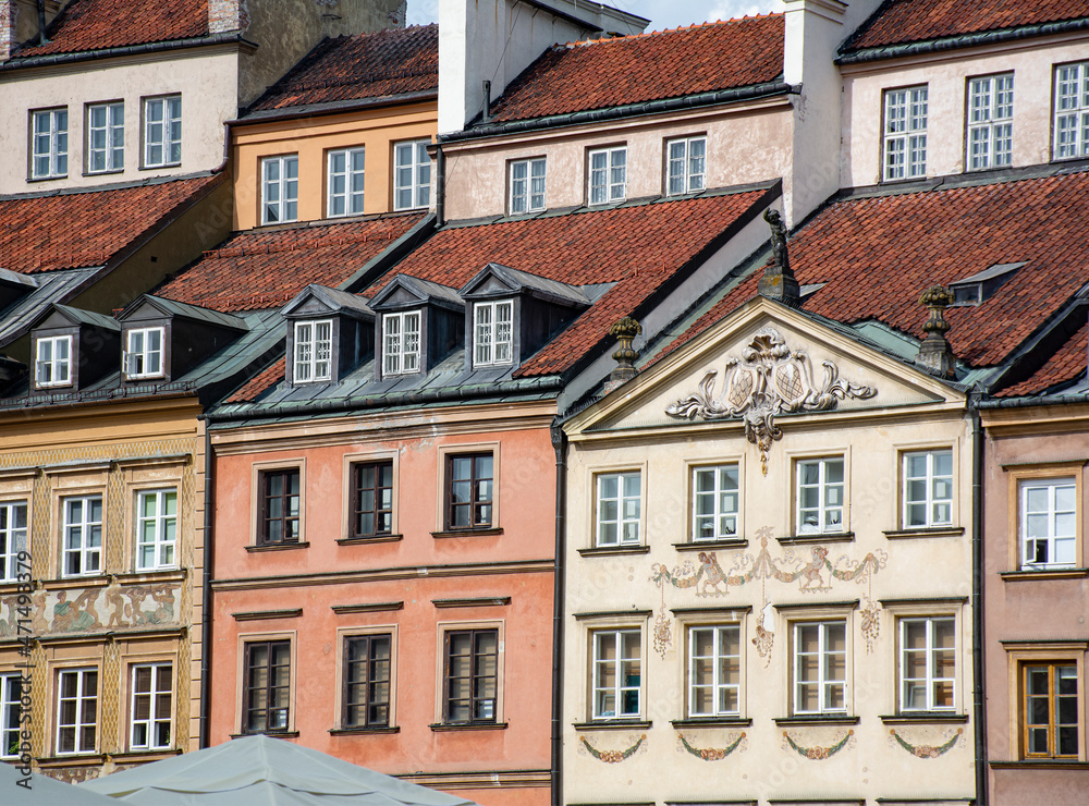 Obraz premium Architecture Warsaw Poland