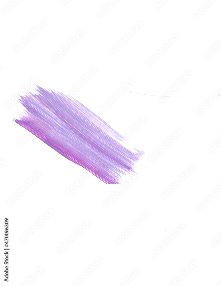 Obraz premium Brush Strokes on White Background for Graphic Elements, Digital Painting and Design