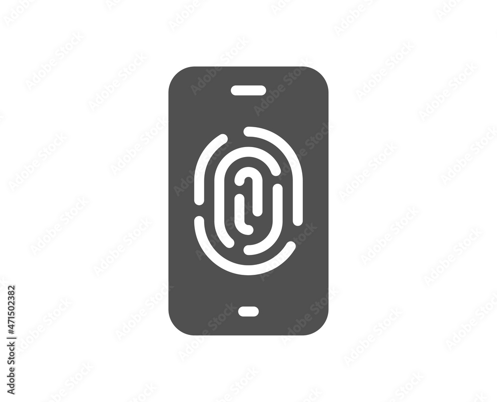Fingerprint icon. Finger print scan sign. Biometric identity symbol. Classic flat style. Quality design element. Simple fingerprint icon. Vector Fingerprint icon. Finger print scan sign. Biometric identity symbol. Classic flat style. Quality design element. Simple fingerprint icon. Vector