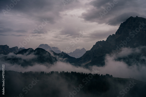  view of mount Civetta in Dolonites, Italy photo