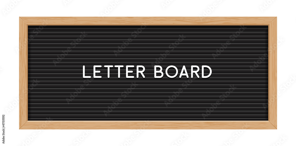 Letter board black isolated word background frame message vector vintage letterboard sign alphabet Letter board black isolated word background frame message vector vintage letterboard sign alphabet