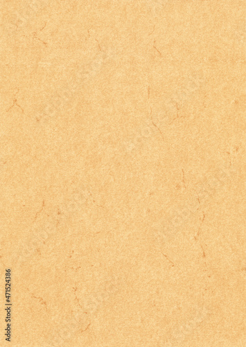 Ocher colored parchment paper for bindings and backgrounds. Classic stationery. Papers and cardboard 