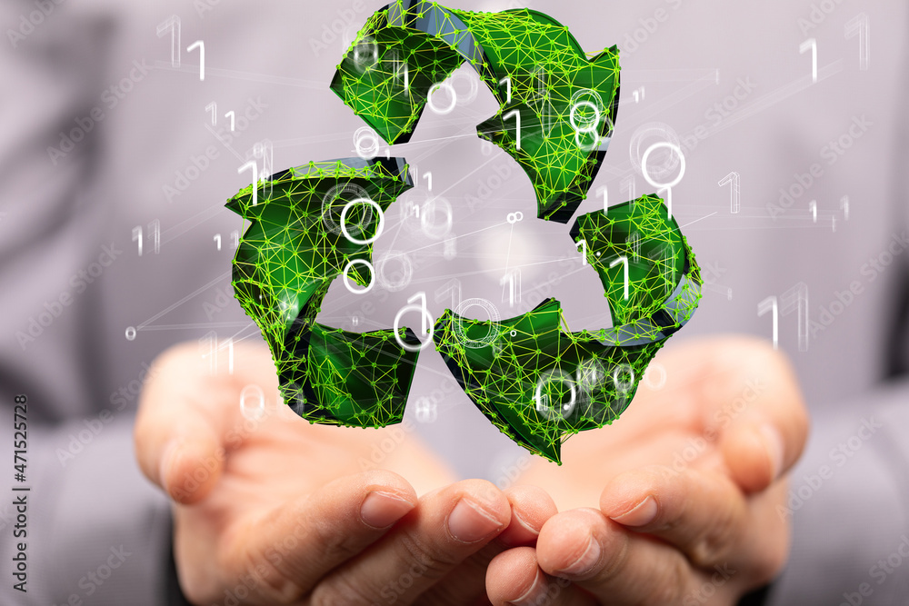 Ecological design Recycle Reuse Reduce concept Ecological design Recycle Reuse Reduce concept