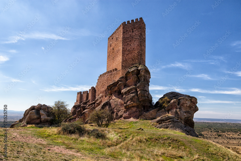 Zafra castle in Campillo de Duenas, Guadalajara. Spain Zafra castle in Campillo de Duenas, Guadalajara. Spain