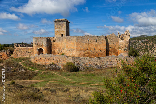 Castle of Ucero in Soria, Castilla Leon community, Spain