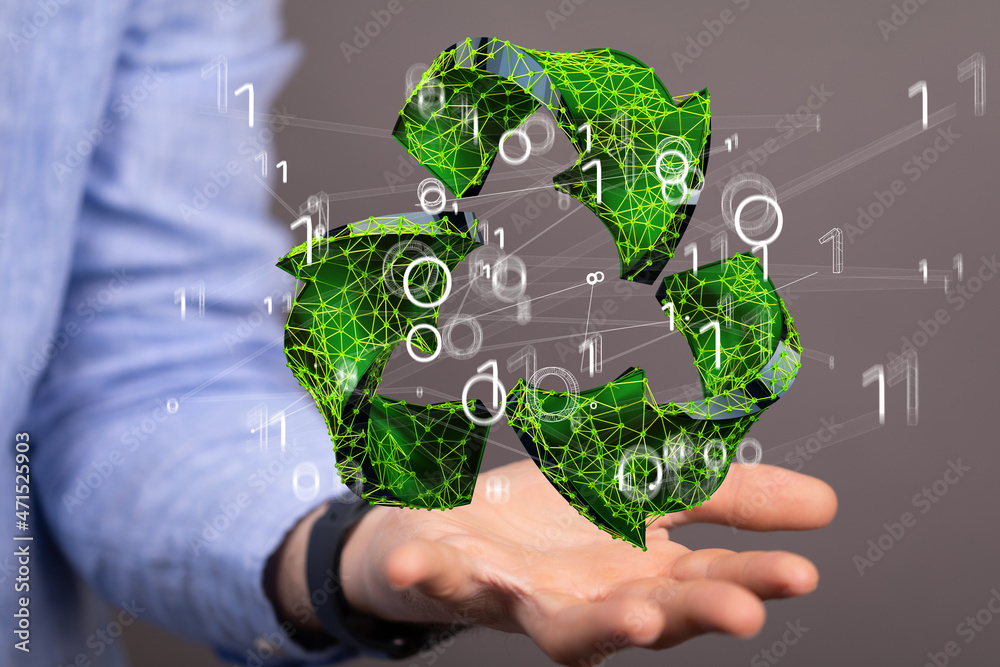 Ecological design Recycle Reuse Reduce concept Ecological design Recycle Reuse Reduce concept