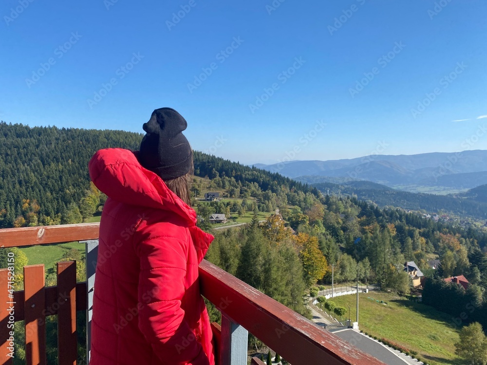 person on the roof