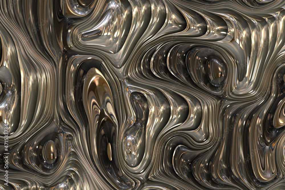 abstract metal chrome art abstract metal chrome art
