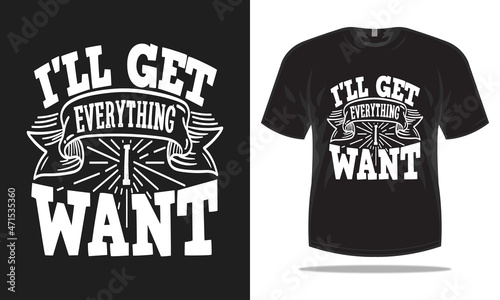 Lettering typography tshirt design