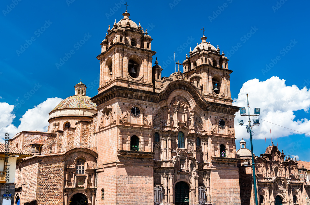 Church of the Society of Jesus in the old town of Cusco in Peru