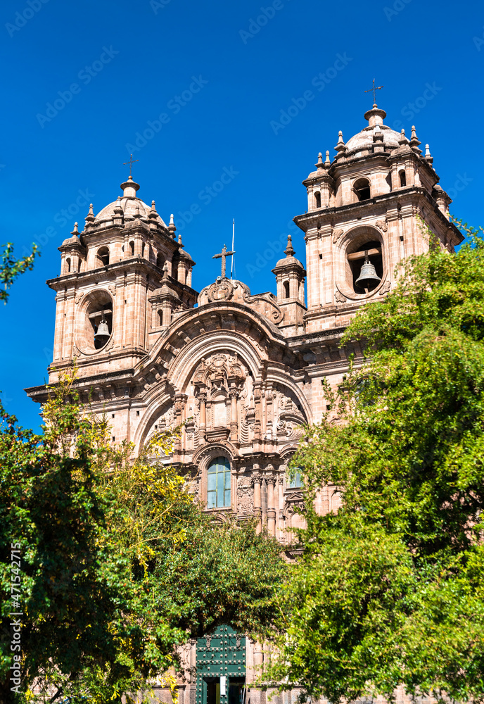 Church of the Society of Jesus in the old town of Cusco in Peru