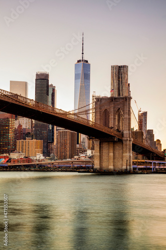 Brooklyn Bridge and the One World Trade Center