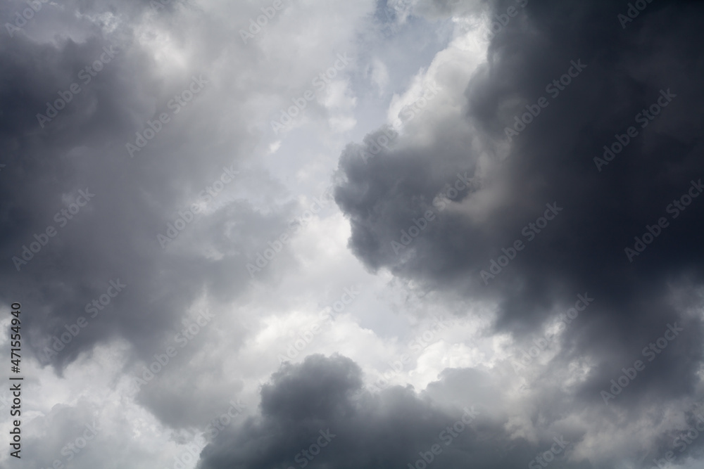 dark storm clouds with background.