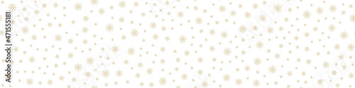 Snowflakes abstract winter background illustration