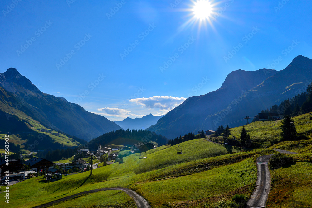 Fototapeta premium Warth/Vorarlberg-Österreich