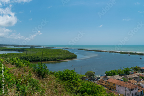 Wallpaper Mural Encontro de um rio com o mar Torontodigital.ca