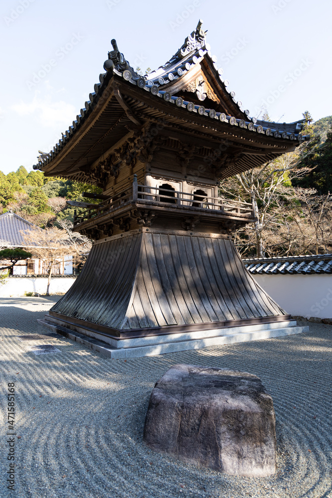 Obraz premium EOSRP.広島佛通寺、お寺の砂絵。