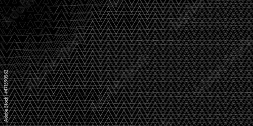 Wallpaper Mural Dark Gray vector template with crystals, triangles. Torontodigital.ca